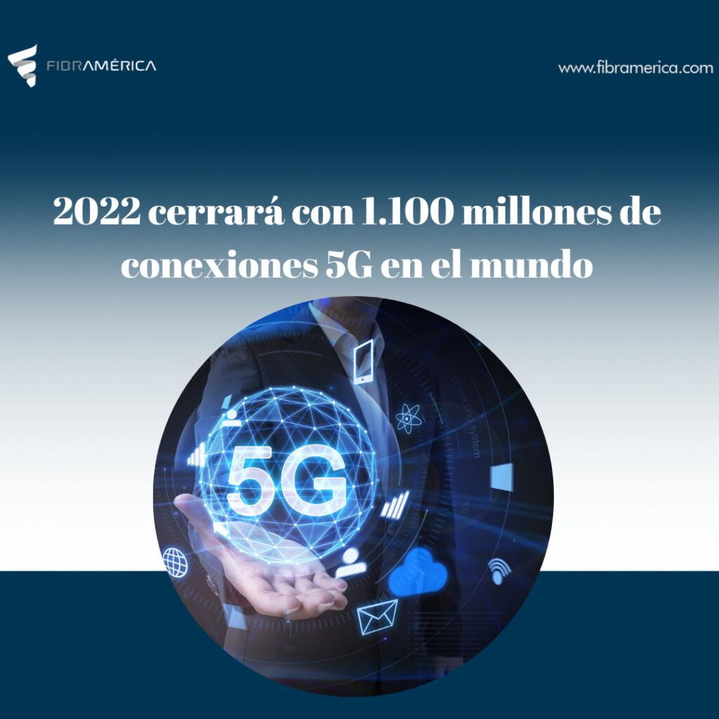 2022 cerrará con 1.100 millones de conexiones 5G en el mundo