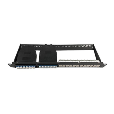 Fiber/Copper Combo Patch Panel | Mod. MPO-F2C12